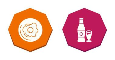 Breakfast and Bear Icon vector