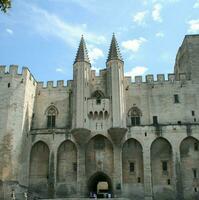 A view of Avignon in France photo