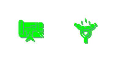 Navigation and Sausage Icon vector