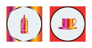 Sauce and Tea Icon vector