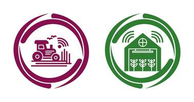 Cultivation and Warehouse Icon vector