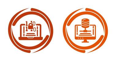 Encryption and Server Icon vector
