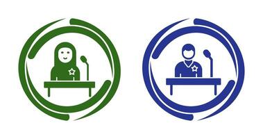 Candidate and Candidate Icon vector