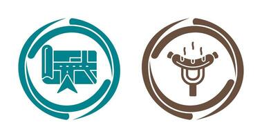 Navigation and Sausage Icon vector