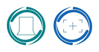 back stand and focus Icon vector