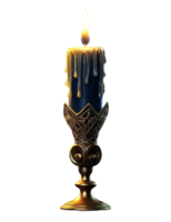 hanukkah candle light ai generative png