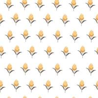 Vector seamless pattern with small flower design for wallpaper