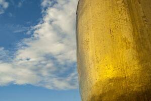 Golden dome of Bupaya pagoda, Bagan, Mandalay Region, Myanmar, Asia photo