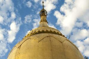 Golden dome of Bupaya pagoda, Bagan, Mandalay Region, Myanmar, Asia photo