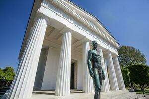 Theseus Temple In Volksgarten park of Vienna, public park in capital of Austria photo