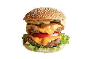 Hum Burger, Cheese Burger, Vegetable Burger, Fastfood, beef burger, onion, bread, ketchup photo