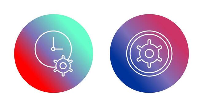 quality control and website design Icon vector