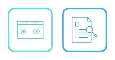 clean code and case study Icon vector