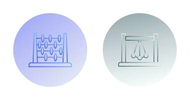 Abacus and Pendulum Icon vector