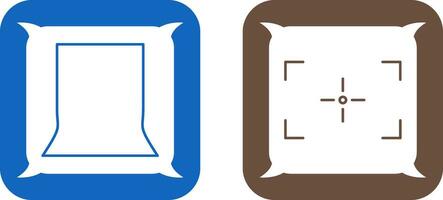 back stand and focus Icon vector