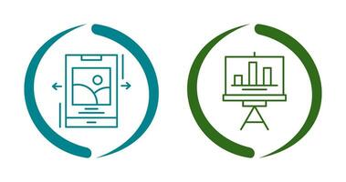 Swipe and Finance Icon vector
