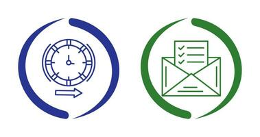 Direction and Check List Icon vector