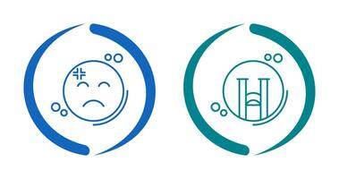 Dissapointment and Crying Icon vector