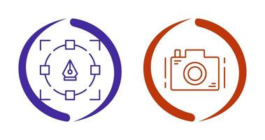 Camera and vector Icon