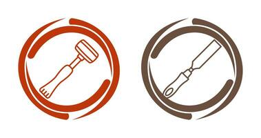 Sledgehmmer and Chisel Icon vector