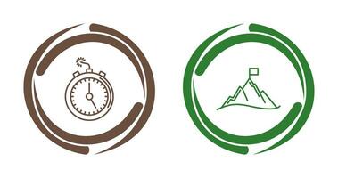 Deadline and Mission Icon vector