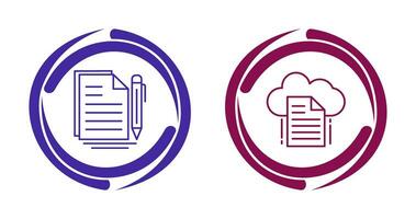 Document and File Icon vector