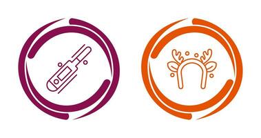 Thermometer and Headband Icon vector