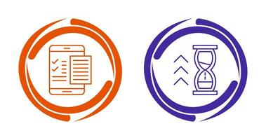 Check List and Quick Response Icon vector