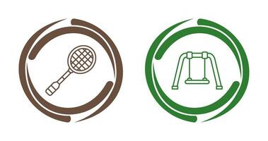 Racket and Swing Icon vector