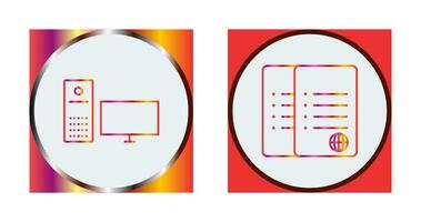 computer and corrupted data  Icon vector