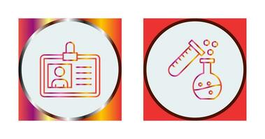 Identity and Lab Icon vector