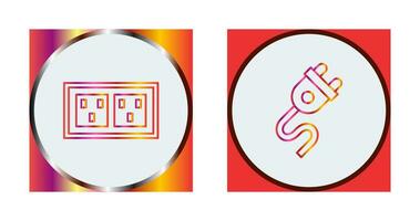 Socket and Plug Icon vector