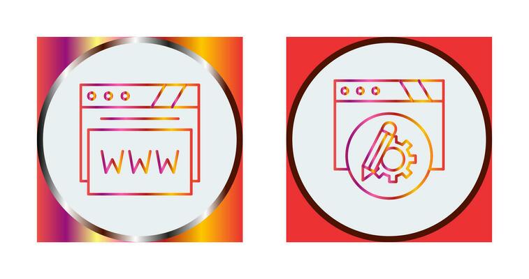 Setting and Web Browser Icon