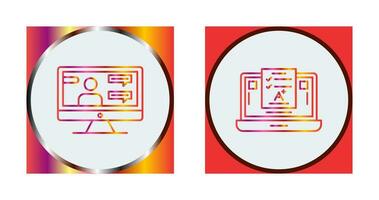 Internet and Scores Icon vector
