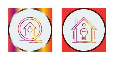 Fire Alarm and Home Automation Icon vector