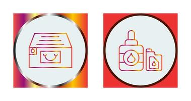 File Cabinet and Ink Cartridge Icon vector