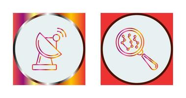 radar and research Icon vector
