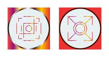 crop and expand Icon vector