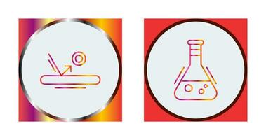 Bounce and Flask Icon vector