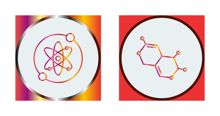 Proton and Molecule Icon
