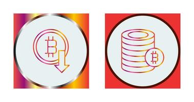 Lose and Coins Icon vector