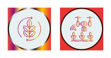 Agronomy and Smart Farm Icon vector