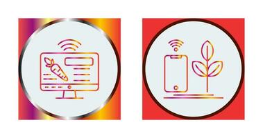 Information and Agriculture Icon vector