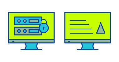 data security and content production Icon vector