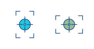 focus vertical and focus horizontal Icon vector