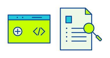 clean code and case study Icon vector