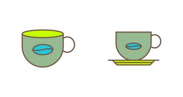 Coffee and coffee Mug  Icon vector