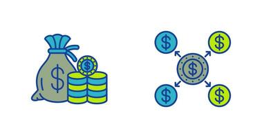 Saving and Distribution Icon vector