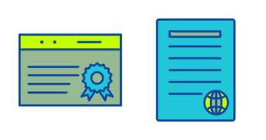 quality assurance and press release Icon vector