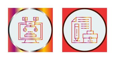 Methodology and Portfolio Icon vector